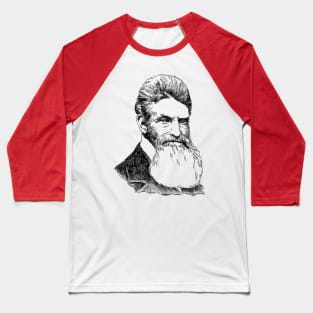 John Brown Sketch - History, Abolitionist, Leftist, Harpers Ferry Baseball T-Shirt